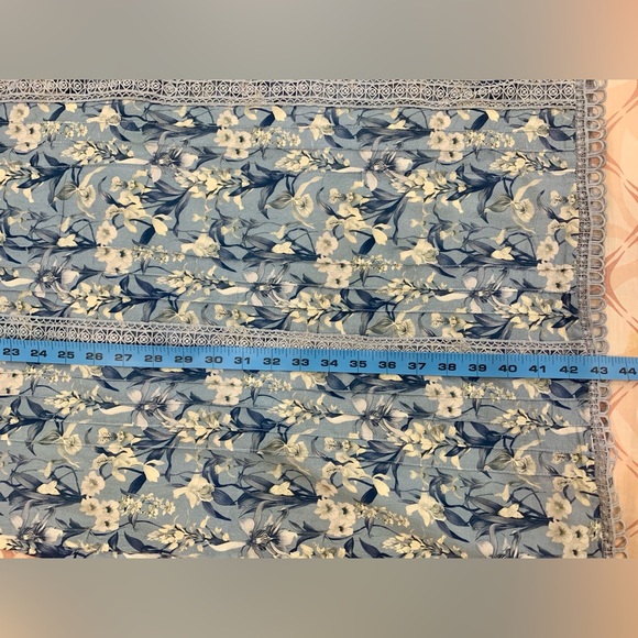 AGHA NOOR Floral Blue Dress - Picture 15 of 15